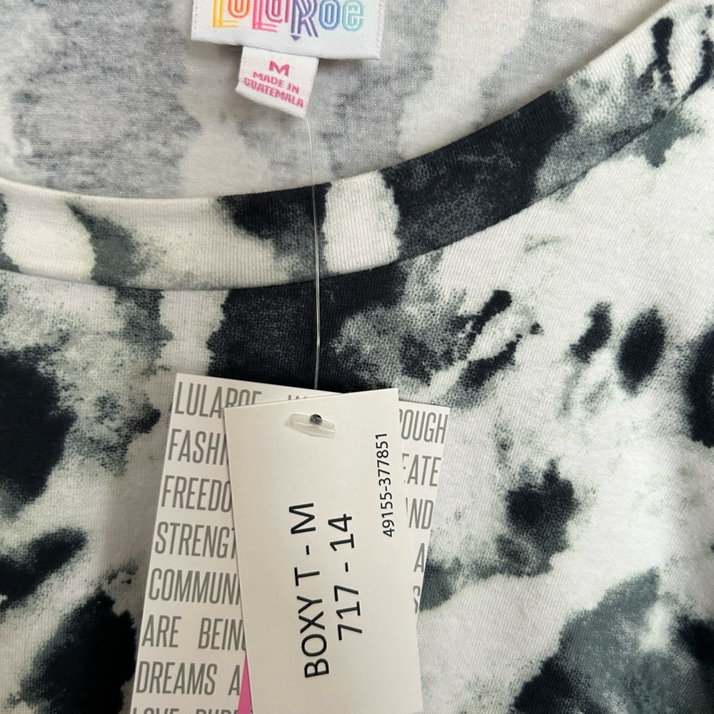 Lularoe Boxy T size medium- tie die - Picture 3 of 6